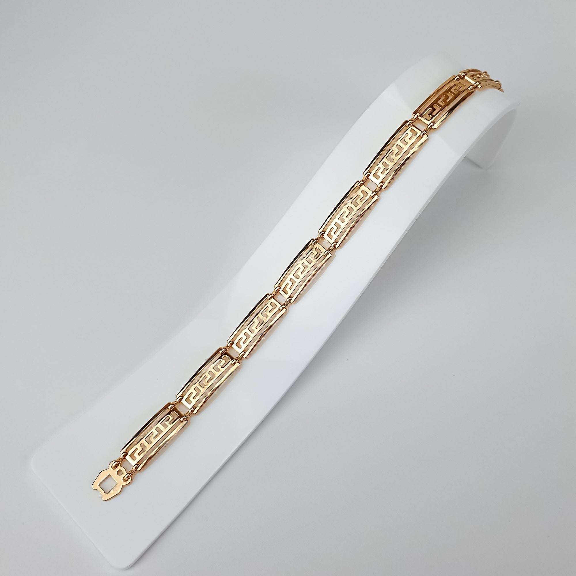 Hipoalerģiska rokassprādze ar Grieķu meandra joslām