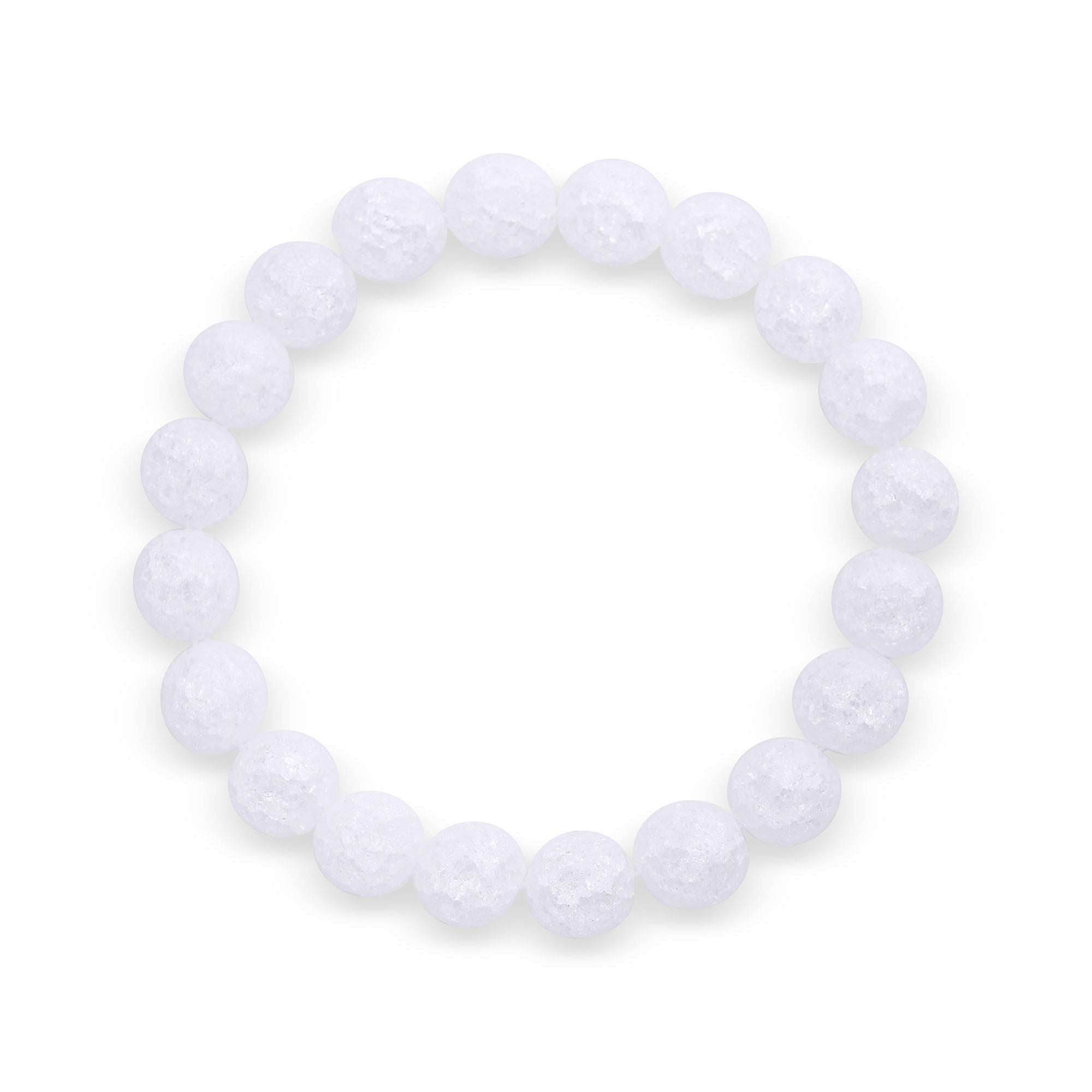 Rokassprādze no saspiestiem kvarca fragmentiem ar sīku plaisu rakstu