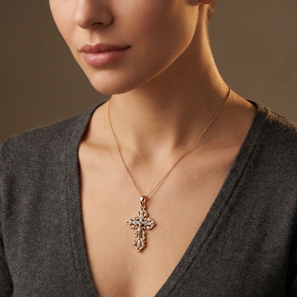 Kahetooniline rist ripats tsirkoonidega