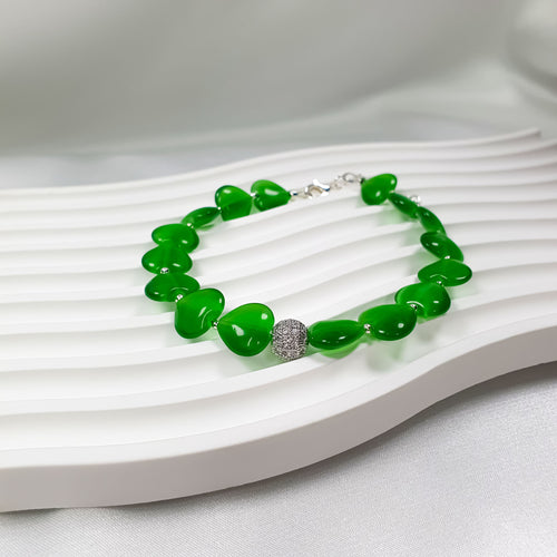 Romantiska stila regulējama aproce ar medicīniskā tērauda pagarinājuma ķēdīti