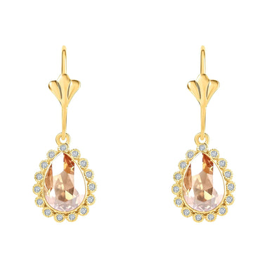 Серьги 18K Swarovski