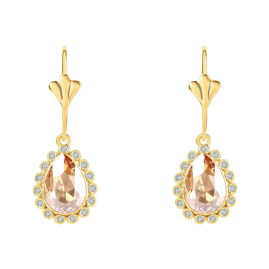 Серьги 18K Swarovski