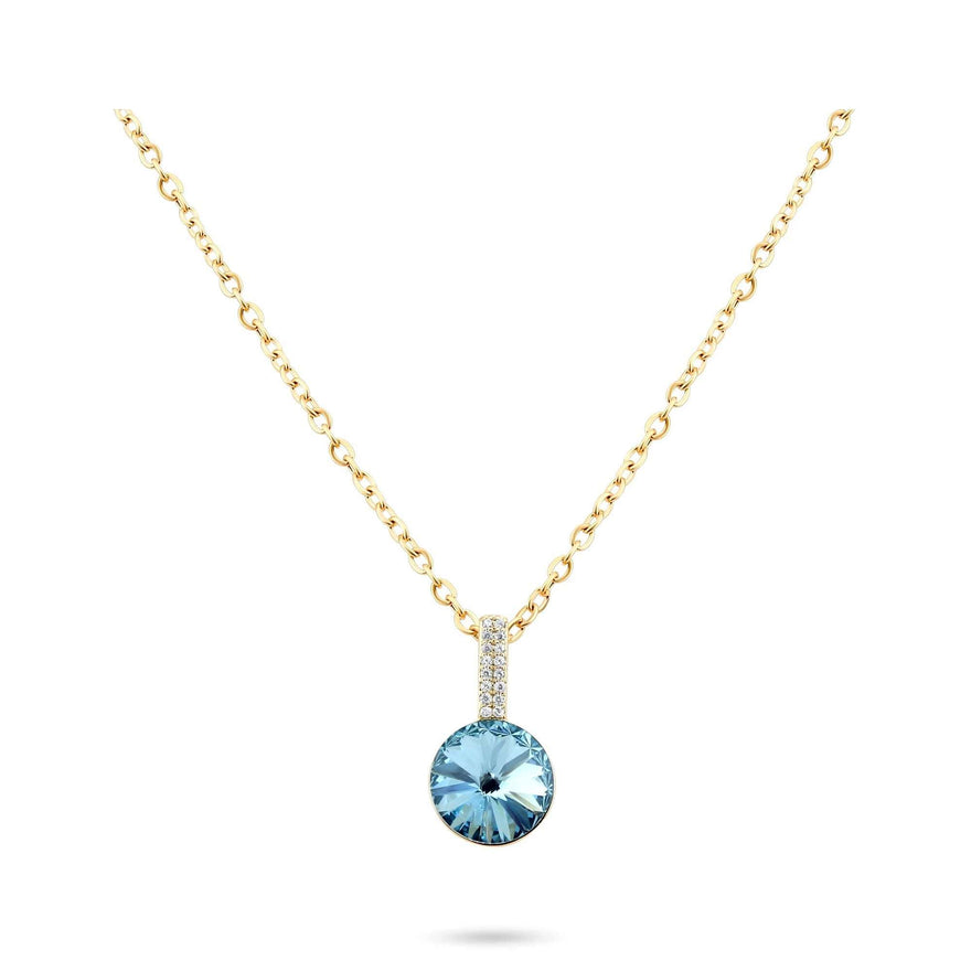 Позолоченное колье Swarovski