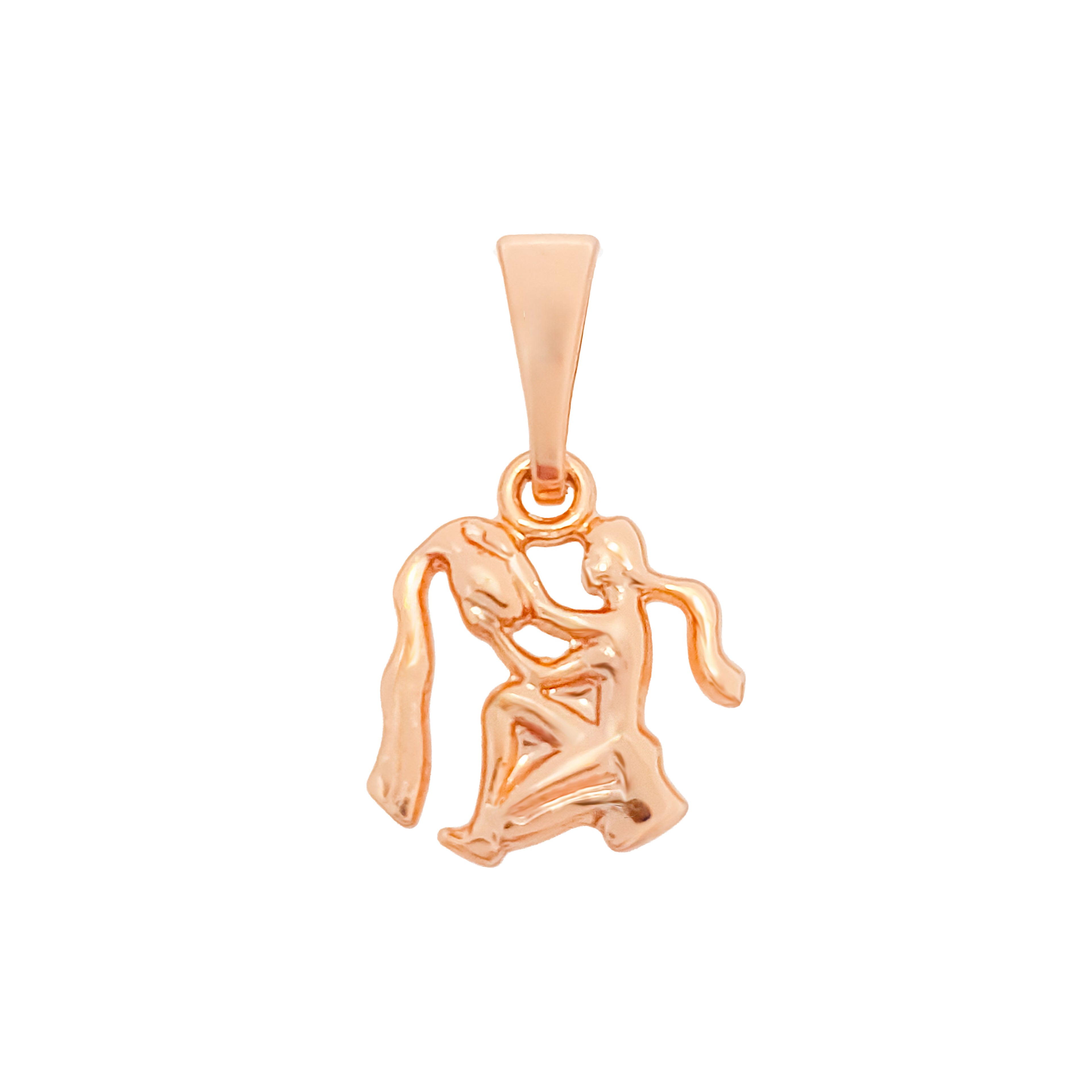 Ūdensvīra zodiaka zīmes kulons ar 18K zelta slāni ikdienas nēsāšanai