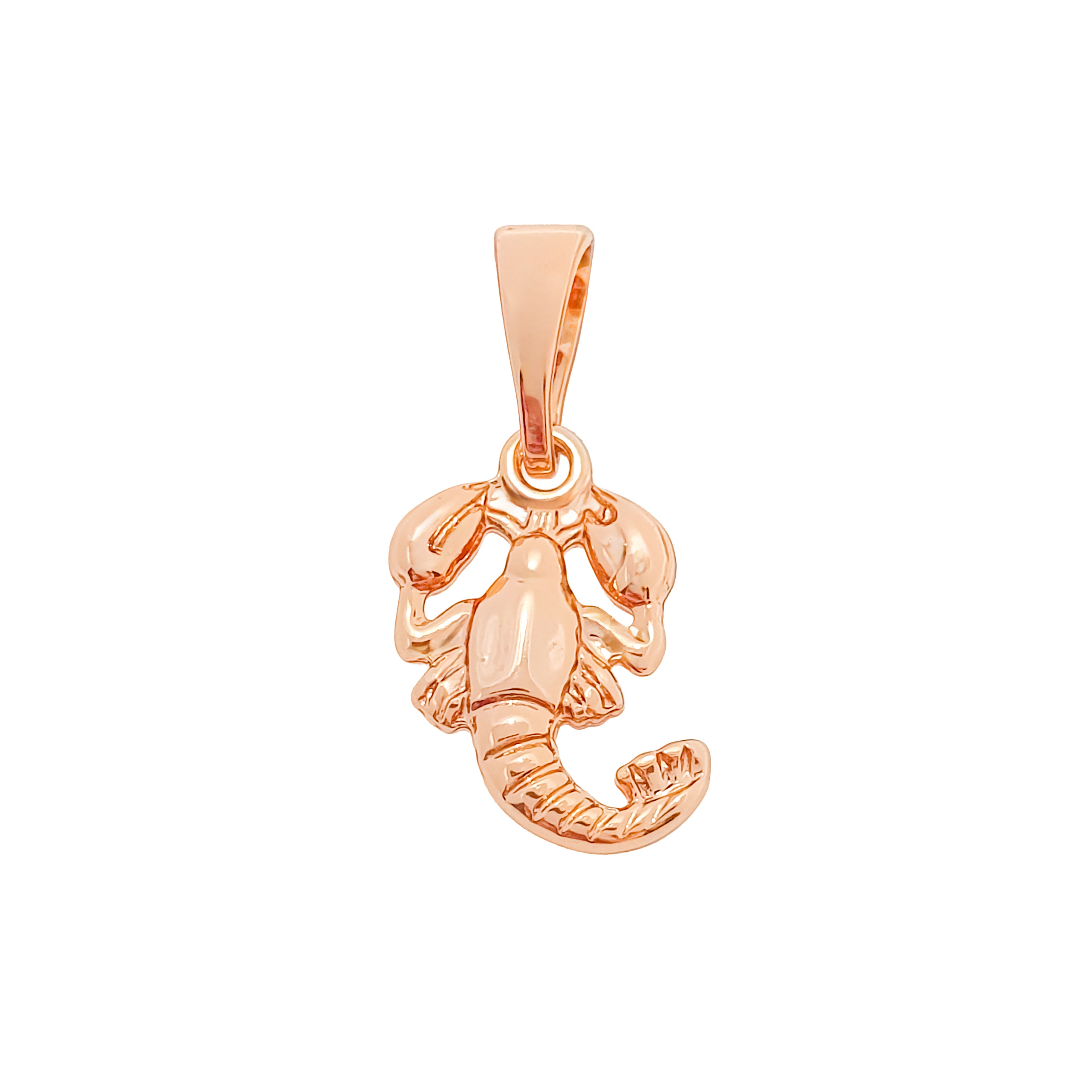 Vēža zvaigznāja piekariņš ar detalizētu reljefu un izturīgu zelta klājumu