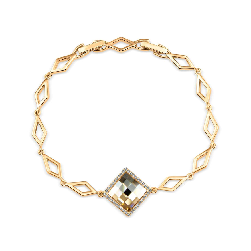 Geomeetriline Swarovski käevõru